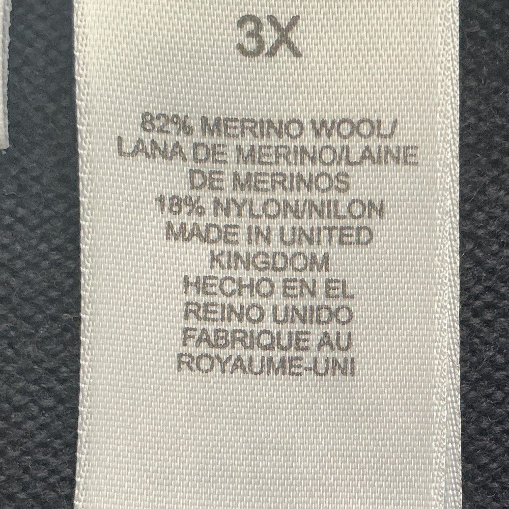 Women’s Black Merino Wool Skirt Size 3X. - Picture 3 of 5